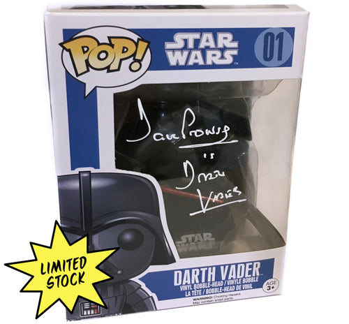 Darth Vader Pop!™ Figure signed by Dave Prowse
