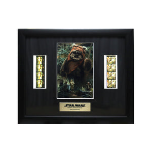 Star Wars Return of the Jedi Filmcell Signed by Warwick Davis