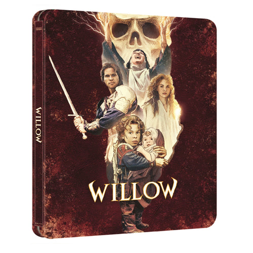 Willow Steelbook Limited Edition 4K Ultra HD Blu-ray signed by Warwick Davis