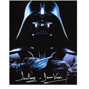 Darth Vader Portrait 10x8 Photograph signed by Dave Prowse