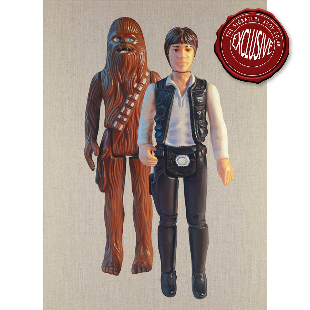 Han & Chewie Kenner Figure Print