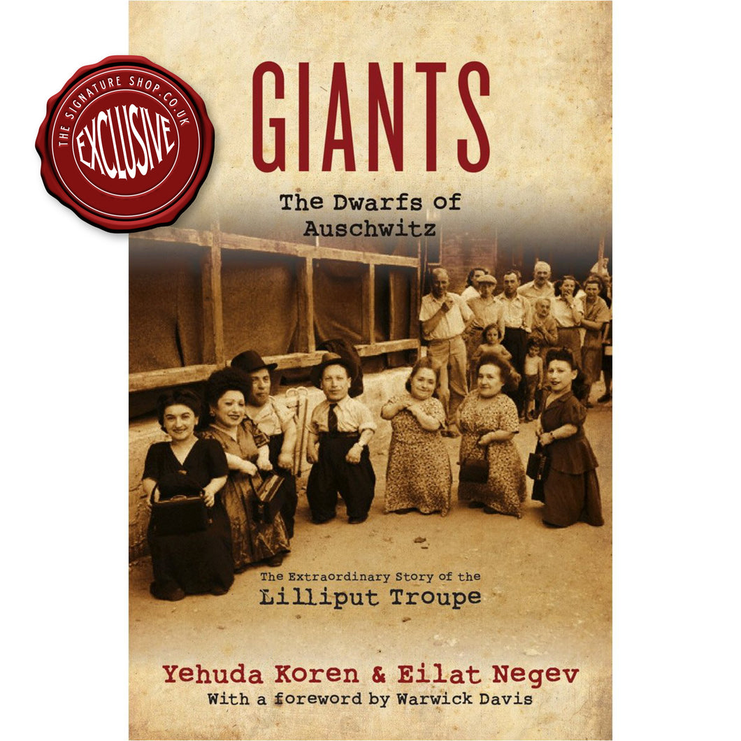 Giants: The Dwarfs of Auschwitz Book signed by Warwick Davis