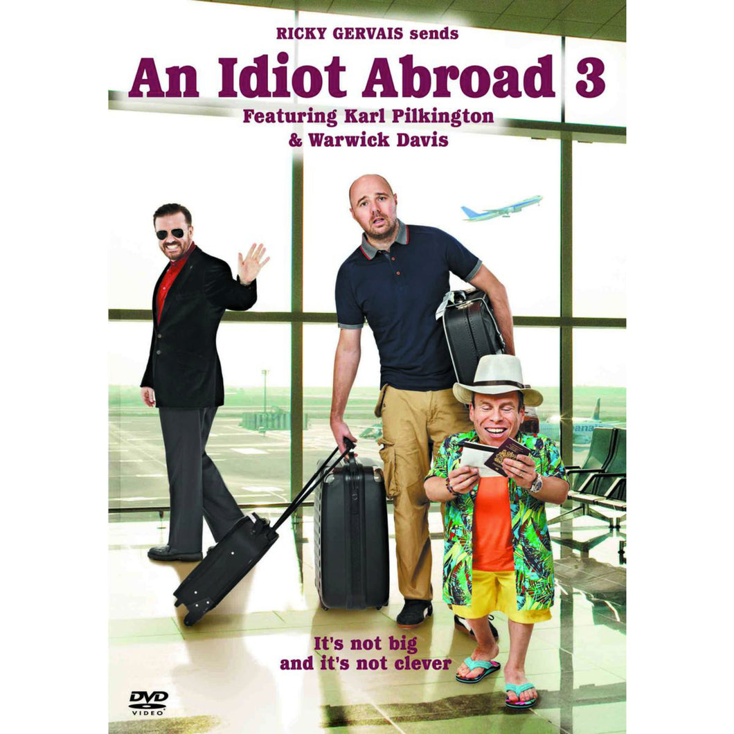 An Idiot Abroad - Series 3 DVD signed by Warwick Davis
