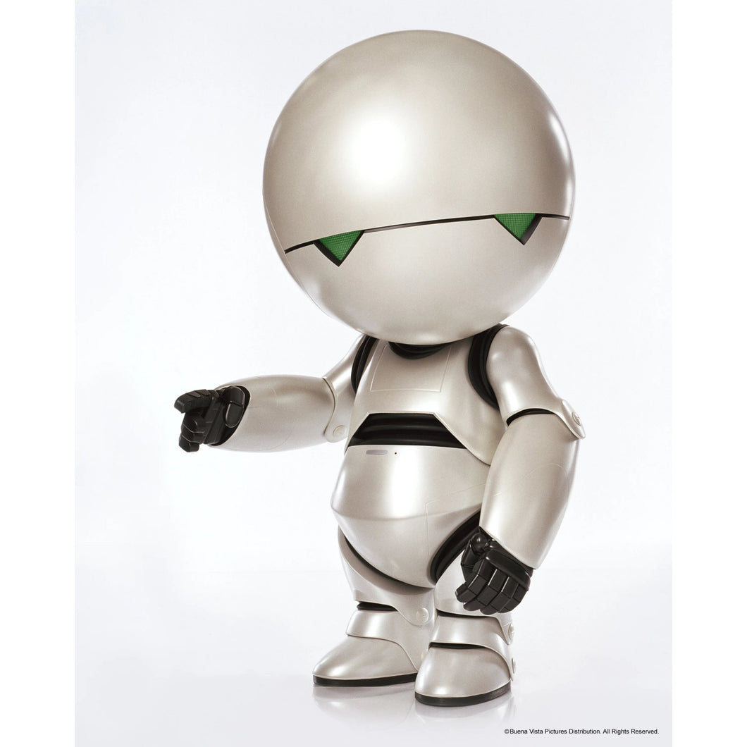 Marvin the Paranoid Android 10x8 Photo signed by Warwick Davis