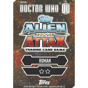 Dr Who Porridge 50th Anniversary Alien Attax Card signed by Warwick Davis