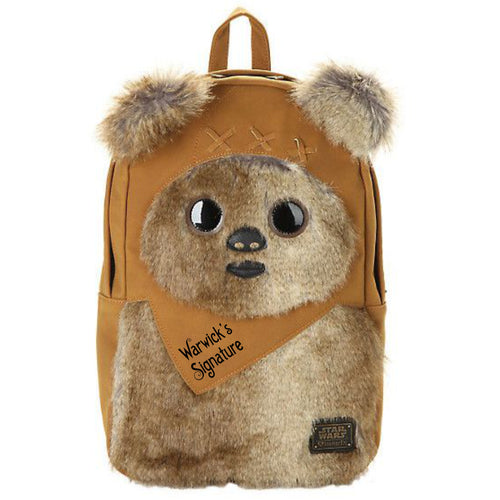 Wicket the Ewok Backpack signed by Warwick Davis