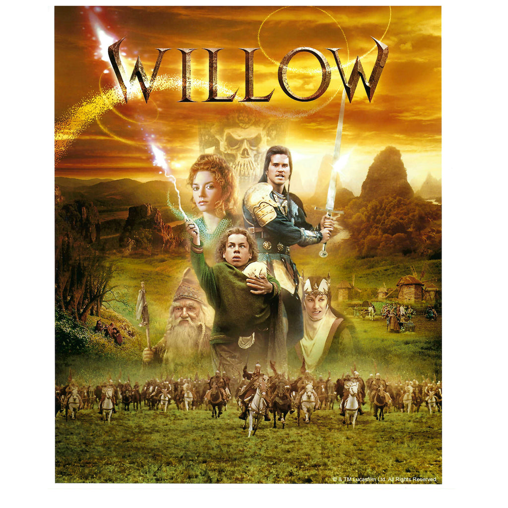 Original Willow Artwork 10x8 signed & personalised by Warwick Davis ...